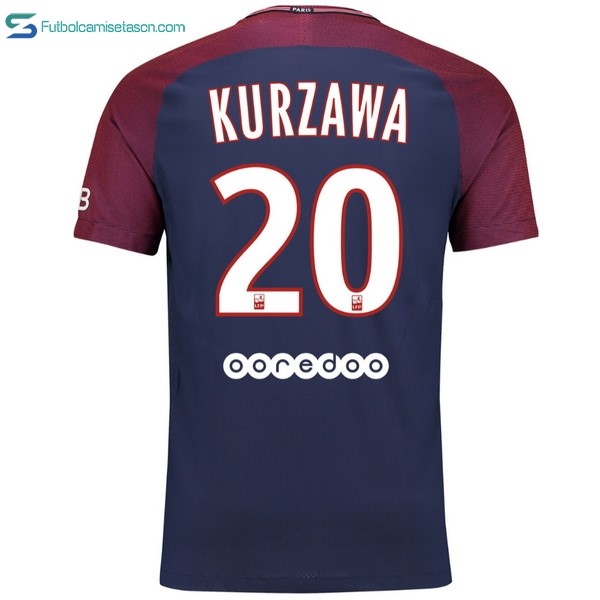 Camiseta Paris Saint Germain 1ª Kurzawa 2017/18